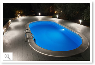 Piscines enterrées en kit en panneaux d'acier flexibles