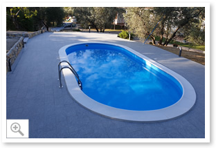 Piscines enterrées en kit en panneaux d'acier flexibles