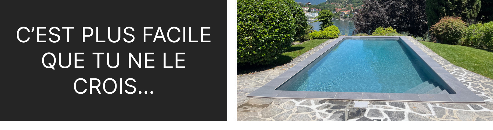 Piscine enterrée en kit panneaux d’acier à monter soi-même avec escalier d’angle sous liner 10x4 – h150 facile à installer