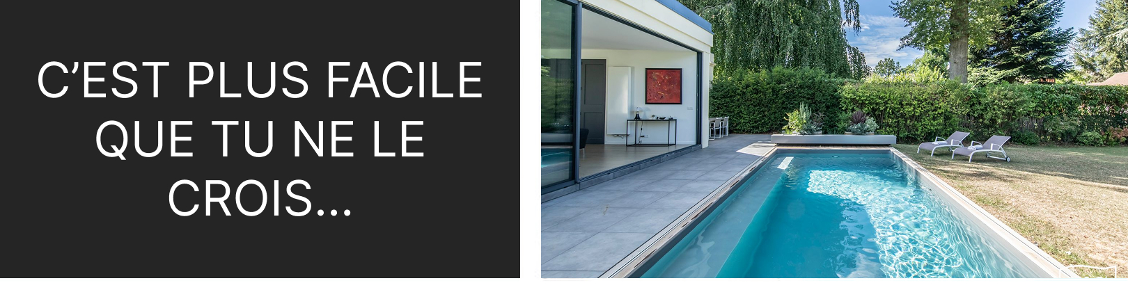 Piscine enterrée en kit panneaux en acier à monter soi-même 8x4 – h150 facile à installer