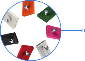 Une large gamme de couleurs