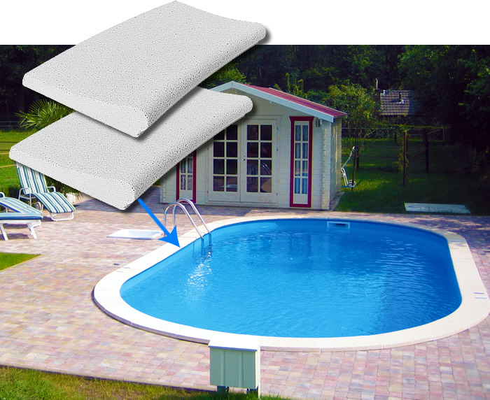 Piscines enterrée résidentielle en acier ovale