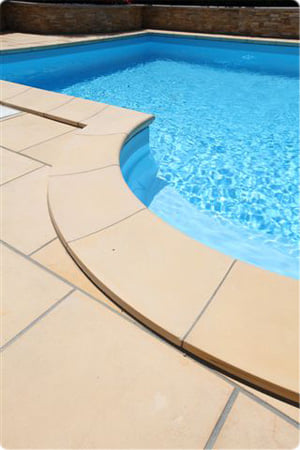 PiscineItalia - Bordatura SAINT TROPEZ color Champagne, bordo posato