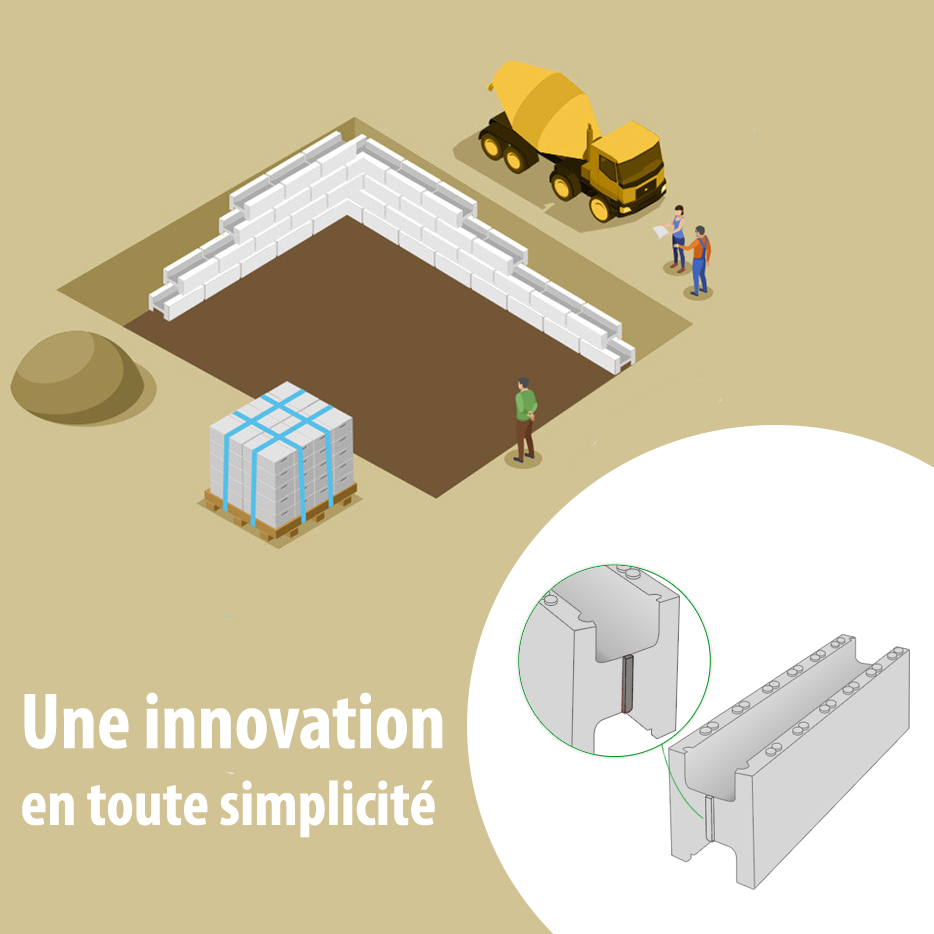 Piscines enterrées isoblock polystyrène 