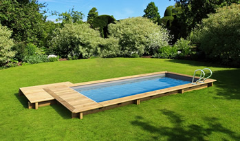 piscine en bois enterre