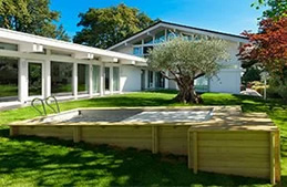 piscine en bois hors sol pour jardin beaute neturelle