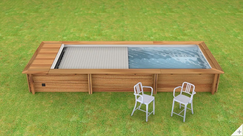 Piscine en bois hors sol URBAINE