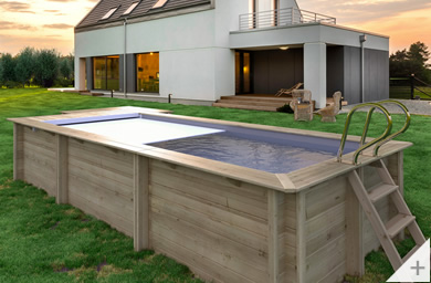 Piscine en bois hors sol URBAINE