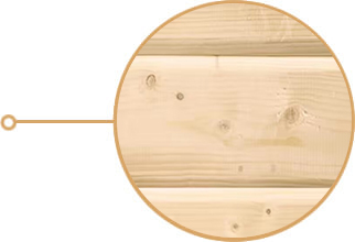 Sauna finlandese e infrarossi: legno di abete naturale Sauna finlandais en tonneau Asimmetrica 3 : bois de sapin naturel