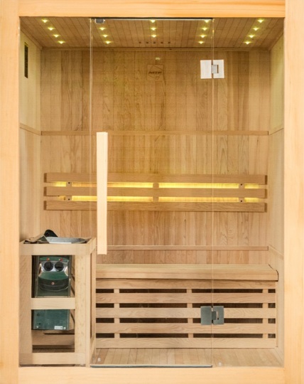 Sauna finlandese - Prospetto tecnico