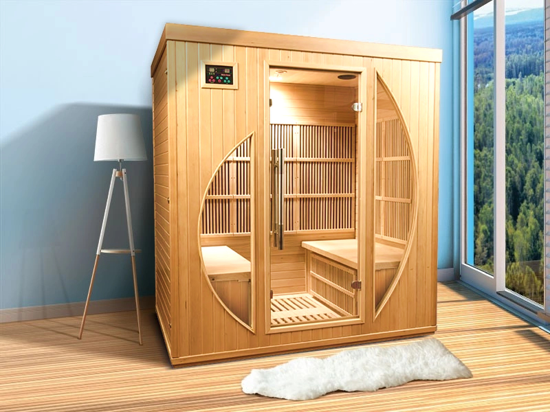 vente en ligne sauna infrarouge Puissance : 2 440 W. Dimensions : 175 × 120 cm