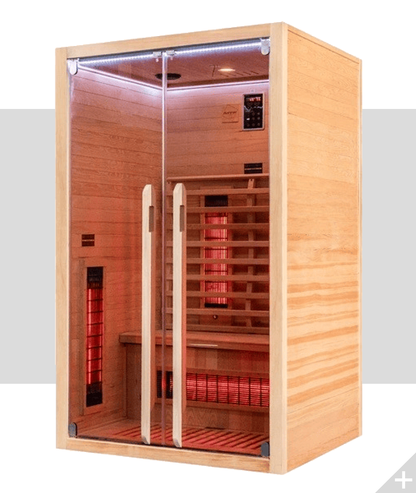 Sauna à infrarouges en bois de Hemlock canadien