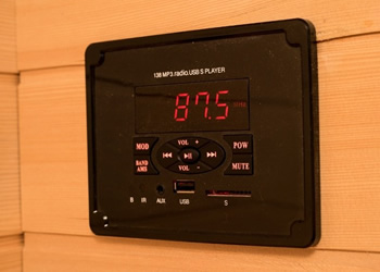 Sauna infrarouge complet avec radiateurs infrarouges et panneau de commande digital