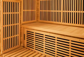 Sauna Puissance : 2 440 W. Dimensions : 175 × 120 cm