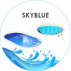 Piscines enterrées en tôle d'acier Skyblue et Skysand - réductions 2023