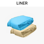 Liner pour piscines hors sol en bois