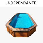 piscine autoportée en bois