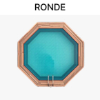 Piscines en bois hexagonal et octogonales ronde
