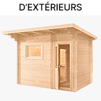 Saunas finlandais d'extérieurs