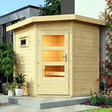Sauna finlandais, sauna complet en kit, sauna jardin