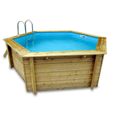 Piscine en bois hors sol AZURA 410