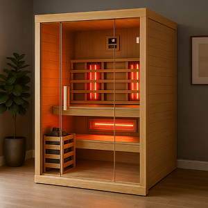 Sauna multifonction finlandais et infrarouge Béa 180