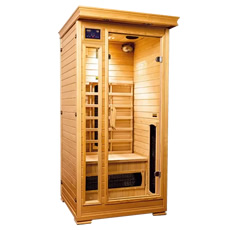 Sauna infrarouge - ambre Sauna infrarouge complet avec radiateurs infrarouges 