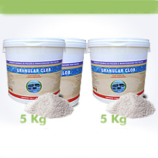 10 kg de chlore granulé
