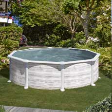 Piscine GROENLAND Ronde 350 h 132 Gre