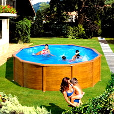 Piscine acier ronde hors-sol GRE 460x1.32 MAURITIUS KITPR458WO Piscine acier ronde hors-sol GRE 460x1.32 MAURITIUS KITPR458WO