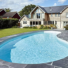 Piscine enterrée panneaux d'acier galvanisé BIJOU 9x4 h150 Piscine enterrée panneaux d'acier galvanisé BIJOU 9x4 h150