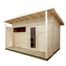 Sauna finlandais de jardin Scala Large Sauna finlandais de jardin Scala Large
