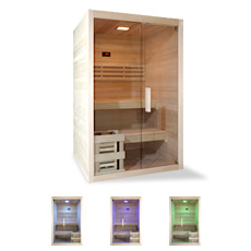 Sauna finlandais Arianne 120 - sauna en kit Sauna d'intérieur traditionnel à vapeur  Sauna finlandais Ariane 120 - ssauna en kit pas cher