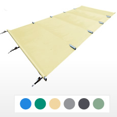 Bâche à barre  4 saisons CLASSIQUE 580 gmq format STANDARD pour piscine rectangulaire 10x5 m
