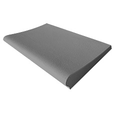 Margelle piscine SABLÉE, couleur GRIS, partie droite