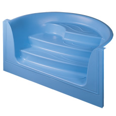 Escalier Opera en fibre de verre pour piscine