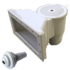 Kit skimmer fixe bouche évasée