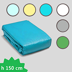 Liner 75/100 pour piscine enterrée rectangulaire 8x4-H150cm