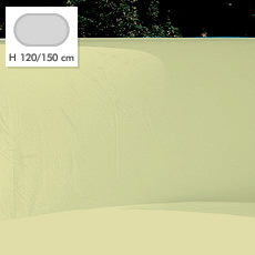 Liner pour piscine OVALE 600 h 120 - Sable Liner pour piscine OVALE 600 h 120 - Sable