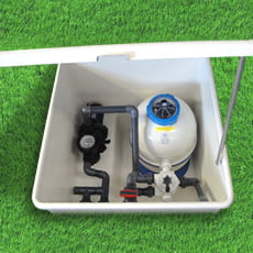 Local technique pour piscines