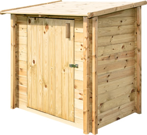 Local technique en bois