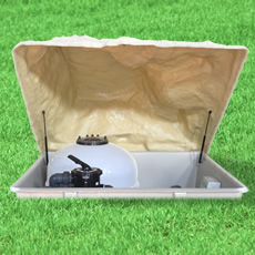 Local technique piscine DESIGN ROCCIA VISO 750