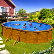 Piscine hors sol GRE Ovale acier 500x300x1,20 SICILIA KITPROV503W Piscine hors sol GRE Ovale acier 500x300x1,20 SICILIA KITPROV503W