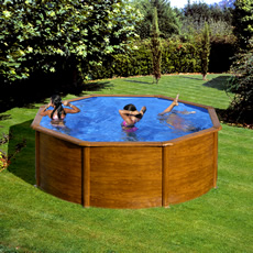 Piscine hors sol GRE en acier Ronde 300x1,20 SICILIA KITPR303W