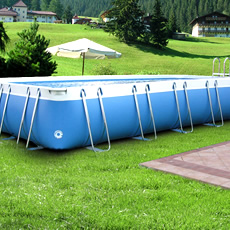 Piscine hors sol tubulaire BLUE STAR LARGE 125