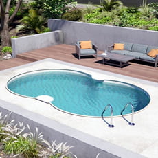 Piscine enterrée en acier en forme de huit SKYSAND 725-h150cm-EASY Piscine enterrée en acier en forme de huit SKYSAND 725-h150cm-EASY