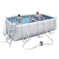 Piscine tubulaire 412 x 201 x H122 cm - Bestway Power Steel
