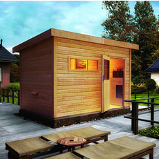 Sauna finlandais jardin Zen 2