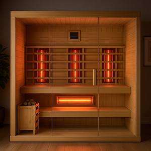 Sauna multifonction finlandais et infrarouge Bea 200