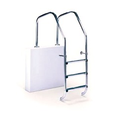 Echelle inox piscine débordement 4 marches